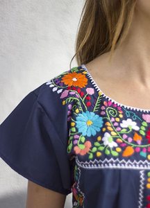 Primavera moda cuello redondo bordado ropa de playa cubrir-Up nueva colección Boho señora túnica vestido patrón sólido Natural Beige túnica corta - Product Image 4