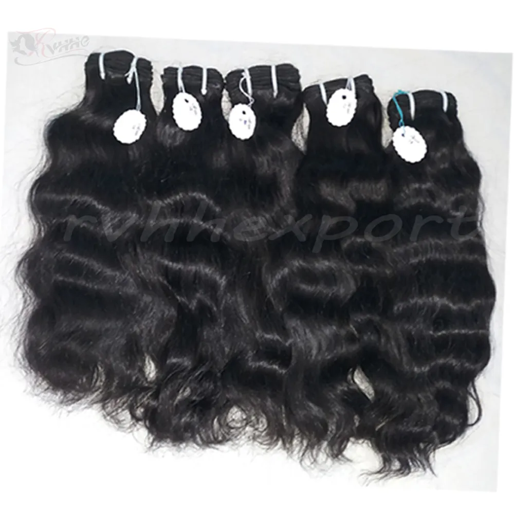 Extensions de cheveux indiens naturels, non traités, 100%, 10a, vente en gros