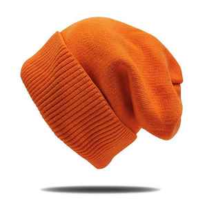 Bonnets personnalisés Bonnet tricoté d'hiver Casquette à tête de mort Bonnet Slouchy chaud Hommes Femmes Mode Couvre-chef Extérieur Vente en gros d'usine OEM - Product Image 6