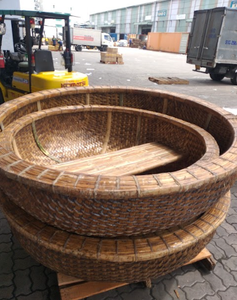 Barco Coracle de Bambú de Alta Calidad Hecho con Materiales Naturales para un Uso Sostenible y Turismo - Product Image 4