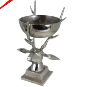 Métal de finition argenté de conception moderne de tête de cerf pour des hôtels et le restaurant - Product Image 1