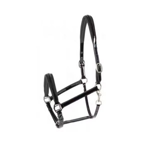 Meilleure vente combinaison de cuir et de corde de style selle anglaise tête anatomique licou de cheval licou en cuir hybride - Product Image 5