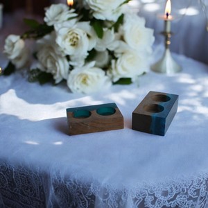 Portavelas de luz de té con forma personalizada Vintage, votivo de madera personalizado para boda, fiesta, cumpleaños, vacaciones, Navidad, Pascua - Product Image 5