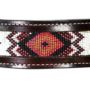 Cabestro Occidental de Cuero de Primera Calidad con Cuentas y Tallado a Mano para Montar a Caballo a un Precio Accesible - Product Image 5