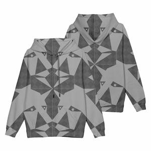 Sweat-shirt à capuche unisexe en coton pour femmes, surdimensionné, personnalisé, avec imprimé court, pour l'automne. - Product Image 4