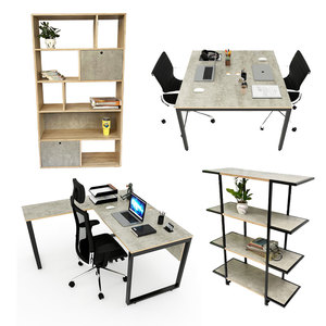Conjunto de Muebles de Oficina PLV015 para Grupos de 3 Personas para Entornos de Trabajo Colaborativo - Product Image 1