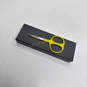 Tijeras Profesionales de Peluquería para Niños, Seguras, de Acero Inoxidable Afilado, Curvas, para Cutículas, Producto de Cuidado para Bebés, Cerámica Personalizada - Product Image 6