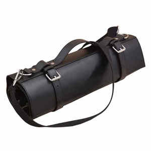 Top Quality Custom Made Leather Knife <b>Roll</b> <b>Bags</b> Customized Logo Kitchen Tool <b>Bags</b> - Product Image 1