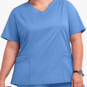 Uniforme médical professionnel respirant de couleur unie, chemise de travail pour hommes, uniforme médical pour médecins - Product Image 4