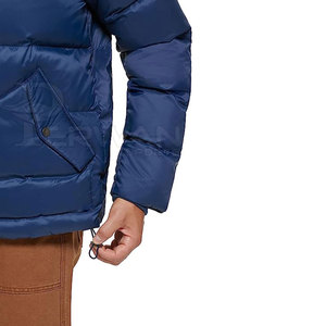 Veste en nylon respirante imperméable pour hommes la plus vendue sur mesure avec col à capuche pour l'hiver dernière conception surdimensionnée - Product Image 5