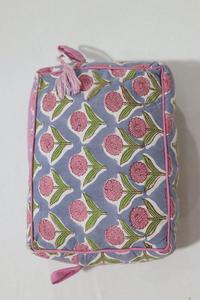 <b>Hand</b> Block Printed <b>Bag</b> With Authentic Craft Inspired Patterns Providing Spacious <b>Carry</b> For Daily Life Travel And Gift Purpose - Product Image 4