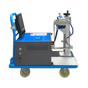 Machine de marquage laser à fibre QCW portable haute puissance 150W pour gravure profonde de codes d'identification de véhicules et de vannes - Product Image 2