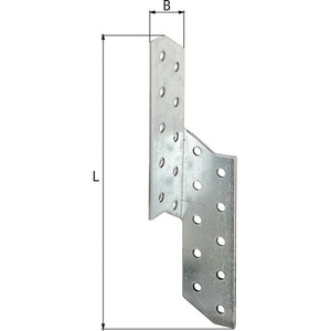 ETA-08/0170 Left/Right Rafter Purlin Anchor X32x2mm GAH for <b>Garden</b> <b>Buildings</b> Pack of 100 - Product Image 1