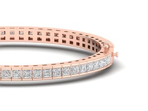 REYES Fine Jewelry Luxury 925 Sterling Silver Moissanite Cuban Link Chain <b>Bracelet</b> For Women Valentines Day Gift <b>Bracelets</b> - Product Image 3