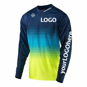 Camiseta de carreras personalizada para adultos, novedad, ropa deportiva de poliéster de manga larga, camiseta de carretera con sublimación transpirable, ropa para Motocross - Product Image 2