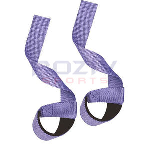 Sangles de musculation rembourrées en néoprène à marque privée, prise professionnelle, entraînement de la force, écologiques, légères, réglables, logo personnalisé - Product Image 6