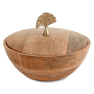 Kitchen Utensils Large Size Wood Fruit Serving <b>Bowls</b> <b>With</b> <b>Lid</b> Round Wooden Salad <b>Bowl</b> for Restaurant - Product Image 6
