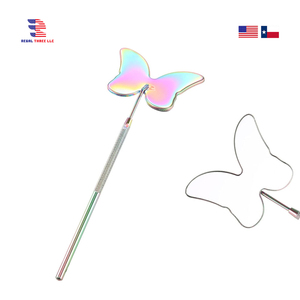 High Quality Stainless Steel Lash <b>Inspection</b> <b>Mirror</b> Beauty Eyelash Art Instrument Accessory for Eyelash Extension - Product Image 2