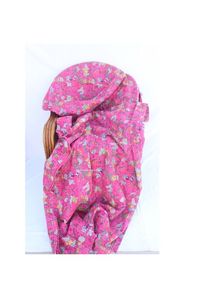 <b>WHITE</b> Paradise Print Kantha <b>Quilt</b> Indian Vintage <b>Quilt</b> Handmade Kantha Throw Cotton Kantha <b>Bedspread</b> - Product Image 5