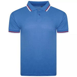 Polos de hombre de algodón piqué, manga corta, lisos, para verano - Product Image 5