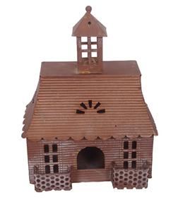 Maison décorative de Noël en métal galvanisé monocouche pour décoration intérieure ou extérieure - Product Image 6