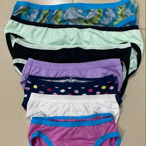 Comfort Fit Women's Cotton High-Cut Everyday Low-Rise Soft Full-Coverage Briefs <b>Elastic</b> Waistband Vibrant All-Over Prints for - Product Image 1