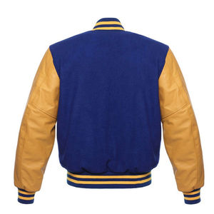 Chaqueta Universitaria de Invierno Unisex Personalizada al por Mayor, Cuello Alto, Lona Reversible, Transpirable, Ecológica, de Algodón, Informal, de Béisbol - Product Image 2