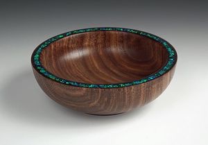 PERFECTA ARTESANÍA VERSÁTIL Tazón de masa de madera Hecho a mano para frutas o ensaladas Tazón de granja rústico vintage de alta calidad - Product Image 4