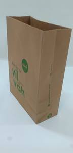 Custom Food Grade Full Open Kraft Paper Bag Top for Flour Milk Powder <b>Snack</b> Food Packing with Gravure Printing Surface - Product Image 3