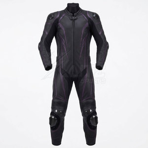 Traje de Motocicleta de Cuero Personalizado, Resistente al Viento, Tallas Grandes, Ropa de Carreras Premium, Transpirable, para Pilotos de Pista y Conducción al Aire Libre, Directo de Fábrica - Product Image 1