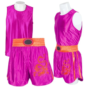Conjunto Deportivo de Boxeo Elite Saleh Enterprises 100% Poliéster 240g Elástico que Absorbe la Humedad Camiseta sin Mangas a Juego para un Rendimiento Óptimo - Product Image 6