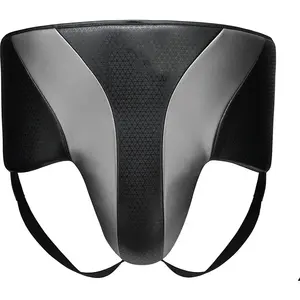 Protège-entrejambe en cuir PU et EVA personnalisable, durable et respirant pour l'entraînement et la compétition de boxe - Product Image 1