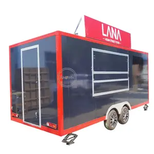 Iyi durumda mobil ticari kullanılan gıda satın yemek arabası/elektrik mobil gıda kamyonu