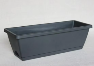 Maceta rectangular única al por mayor, macetas y jardineras portátiles pequeñas para vivero, jardín de orquídeas y Loto - Product Image 3