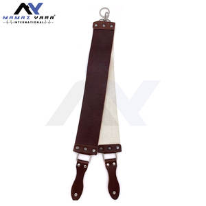 Maquinilla de afeitar de peluquero recta Manual de nuevo diseño, maquinilla de afeitar recta de cuero de vaca para depilación - Product Image 6