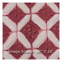 Cetak Digital geometris kualitas tinggi 100% teknik dan bahan desain kustom