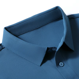 <b>High</b> Quality Wholesale Ice Silk Polo <b>Shirt</b> in Summer Loose <b>Collar</b> Short Sleeved <b>Men's</b> Polo <b>Shirts</b> Business Solid Color T-<b>shirt</b> - Product Image 5