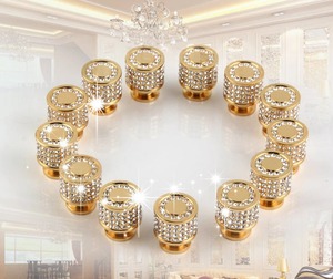 ลูกบิดคริสตัลสีทองสำหรับตู้ลิ้นชักและประตูมือจับตกแต่งหรูหราสำหรับตกแต่งบ้านการตกแต่งภายในที่ทันสมัยและการตกแต่งเฟอร์นิเจอร์ - Product Image 4