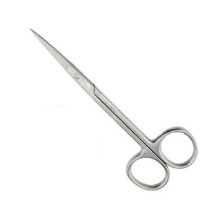 Ciseaux chirurgicaux dentaires manuels extra pointus de 5 pouces de long Source d'alimentation Outil d'insertion indépendant pour les instruments chirurgicaux Base - Product Image 1