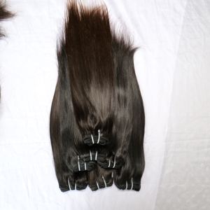 ผมแท้จากอินเดียแบบเวอร์จิ้น เรมี่ แบบตรงและแบบหยิก ไม่พันกัน ไม่หลุดร่วง เกล็ดผมเรียงตัว  สีดำ  ขนาด 8-32 นิ้ว - Product Image 3