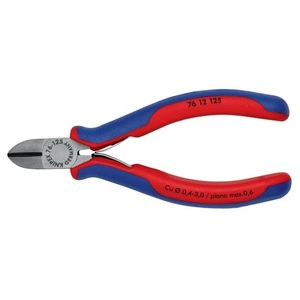 For KNIPEX 125 mm <b>Side</b> <b>Cutters</b> with Beveled Shape Polished Head and Multi-Component Handles Plier Product - Product Image 4