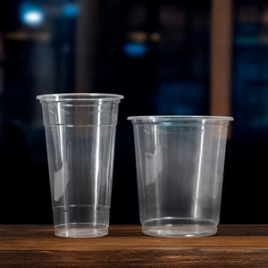 Vasos Desechables de PP/PET de Pared Simple Transparentes de 12/16/20/24 oz con Tapas de 95 mm para Bebidas Calientes y Frías, Venta al por Mayor de Fábrica en Vietnam - Product Image 1