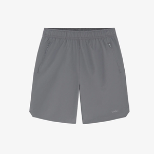 Short de course en toile taille moyenne décontracté OEM pour hommes tissage tricoté extensible - Product Image 2