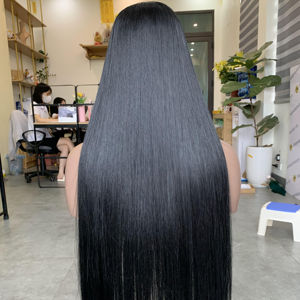 VietNam 8-32 Pouces Os Droite Cheveux Humains Avant de Lacet Perruques Remy Dentelle Perruques Extensions de Cheveux Humains Naturels - Product Image 1