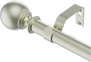 Ensemble de tringle à rideaux en fer Design moderne Longueur réglable 28-48 pouces Résistant antirouille pour Diwali Ramadan Matériau métallique durable - Product Image 6