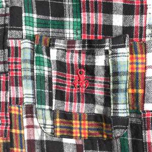 Chemise à carreaux pour homme Sophnet, 100% coton, boutonnée, en flanelle, style western décontracté, patchwork B.D. Design - Product Image 2