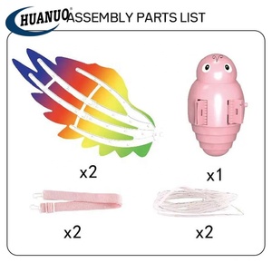 Ali di Farfalla Elettriche per Bambine, Assemblaggio Fai-da-Te, Ali da Angelo per Travestimento da Principessa con Luci LED - Product Image 5