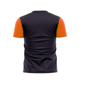 Uniforme de Fútbol Personalizado, Corte Ajustado, Cuello en V, Mangas Cortas, Transpirable, Secado Rápido, 100% Poliéster, Diseño Retro Sublimado - Product Image 6