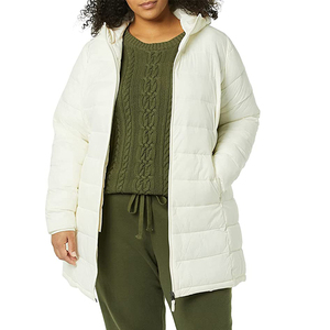 70% polyester 30% nylon femmes à la mode manteau de longueur de haute qualité pour femmes personnalisées veste bouffante - Product Image 2