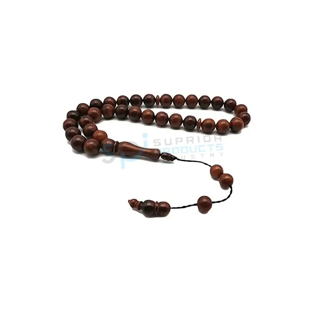 Bracelet musulman islamique Tasbih 99 perles de bois hommes et femmes bijoux de chapelet